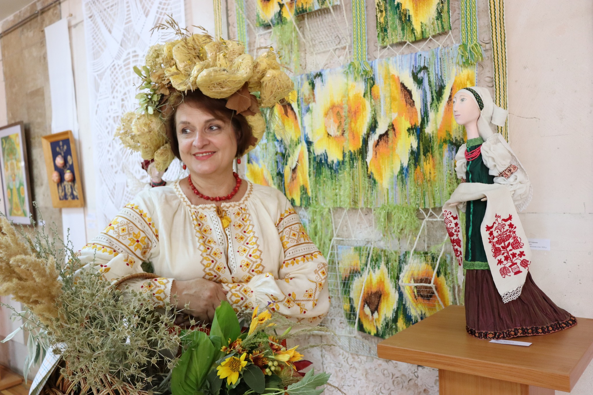 The final exhibition of the cultural and artistic project "Berehynias of Ukraine" has begun its work