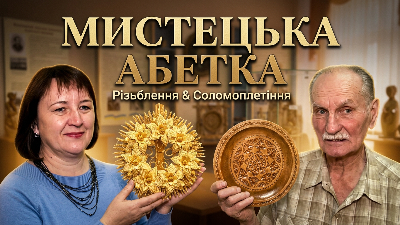 Експозиція «Різьблення & Соломоплетіння» виставкового проєкту «Мистецька абетка»